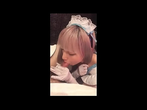 ❤️ Japoński Idol [mayuka], kostium francuskiej pokojówki, część 1, obciąganie i walenie konia z balsamem ❤️ Porno fb at us ❌️❤